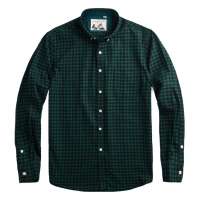 OEM service Men's custom flannel shirt factory plaid check plus size stand collar men's shirt for autumn